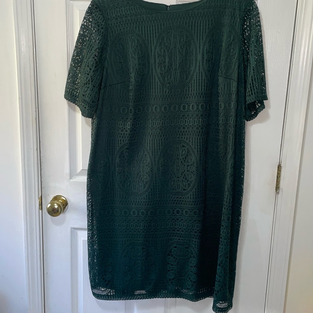 Ladies green dress